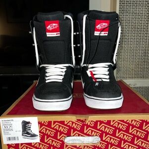 Vans Black and White High-Top Sneakers